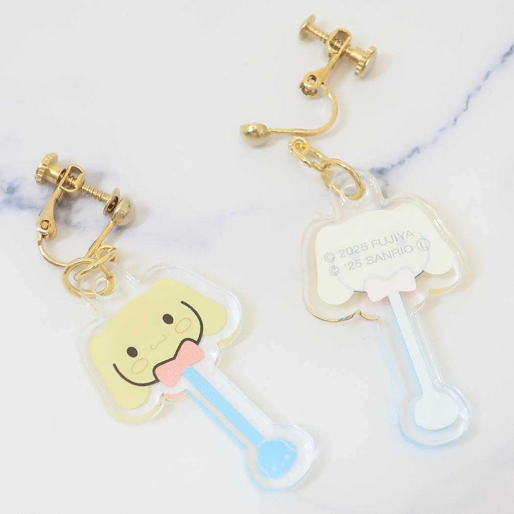 Clearイヤリング アクセサリー シナモロール サンリオキャラクターズチョコレート サンリオ バンダイ プレゼント メール便可