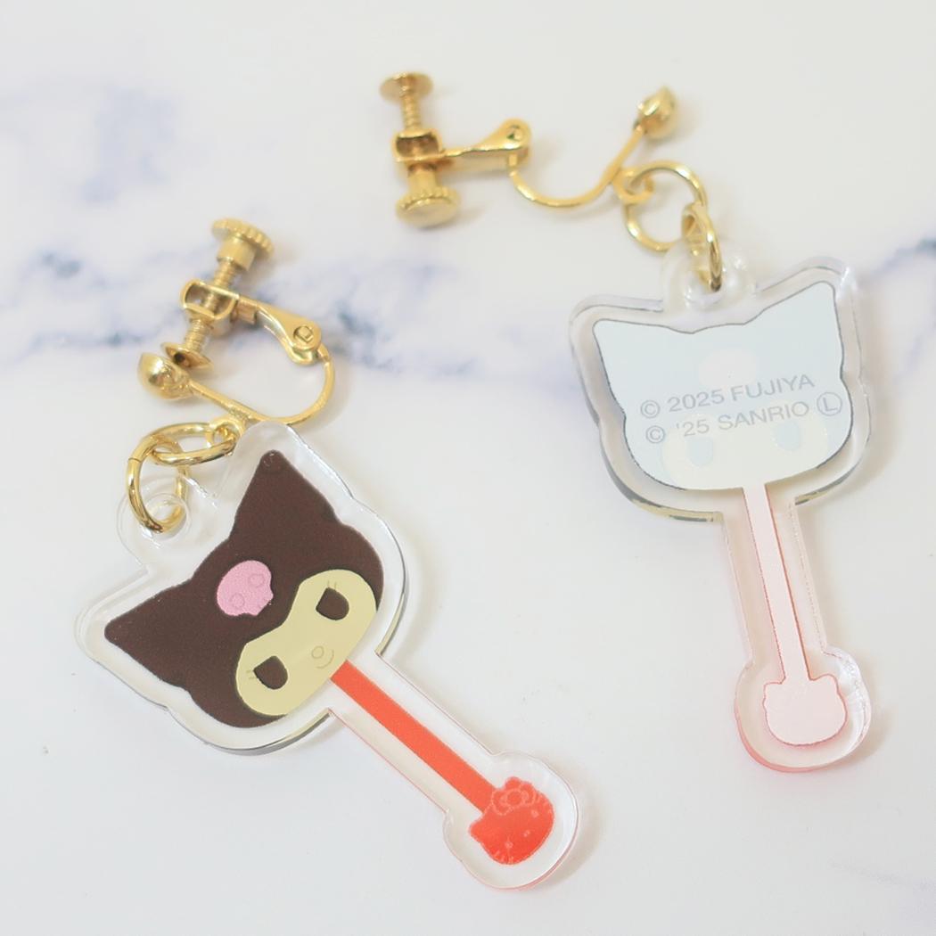 Clearイヤリング アクセサリー クロミ サンリオキャラクターズチョコレート サンリオ バンダイ プレゼント メール便可