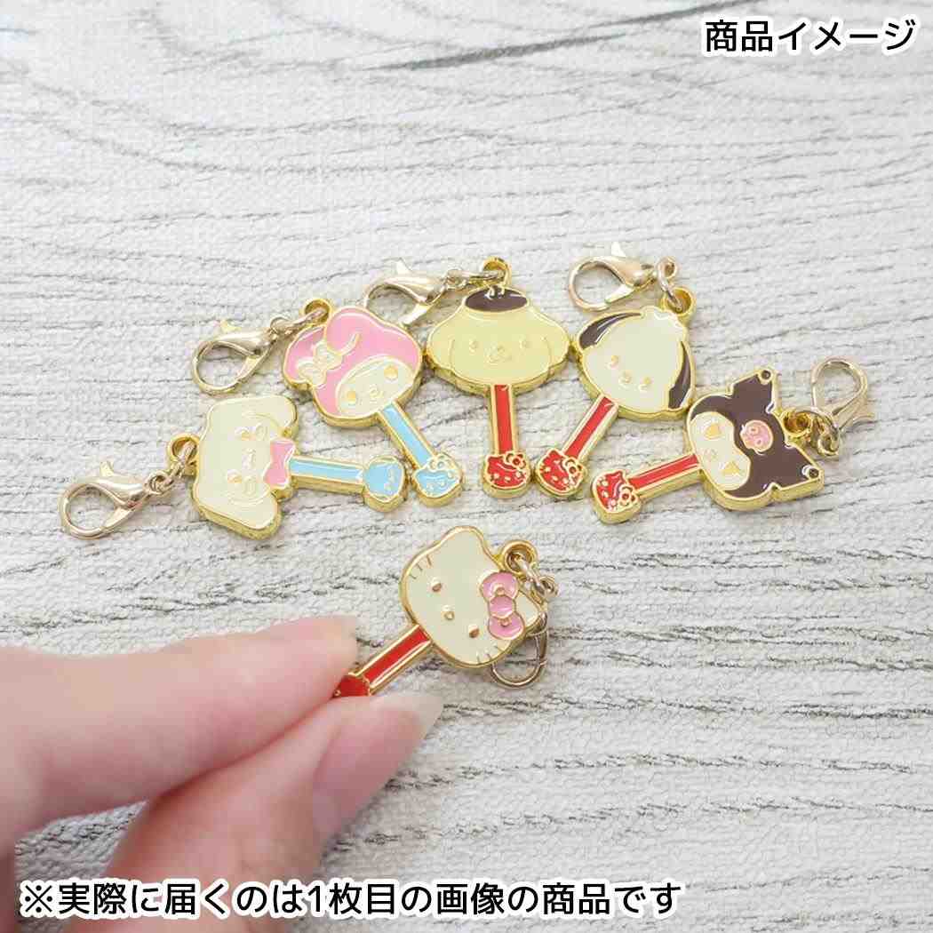 Petitチャーム ファスナーマスコット シナモロール サンリオキャラクターズチョコレート サンリオ バンダイ メタルチャーム 目印 メール便可