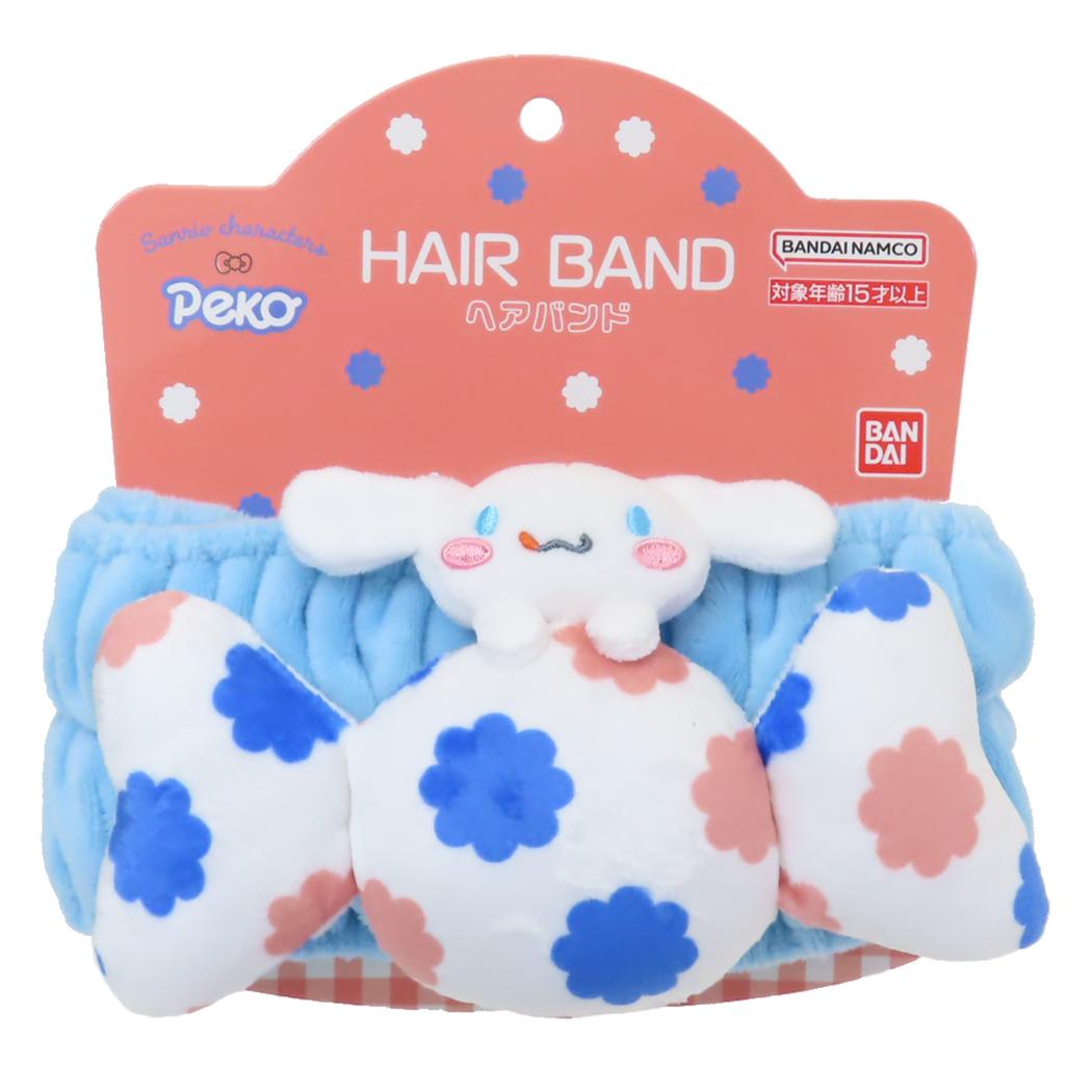 ヘアバンド ヘアアクセ PEKOxサンリオキャラクターズ シナモロール サンリオ バンダイ 洗顔 メイク