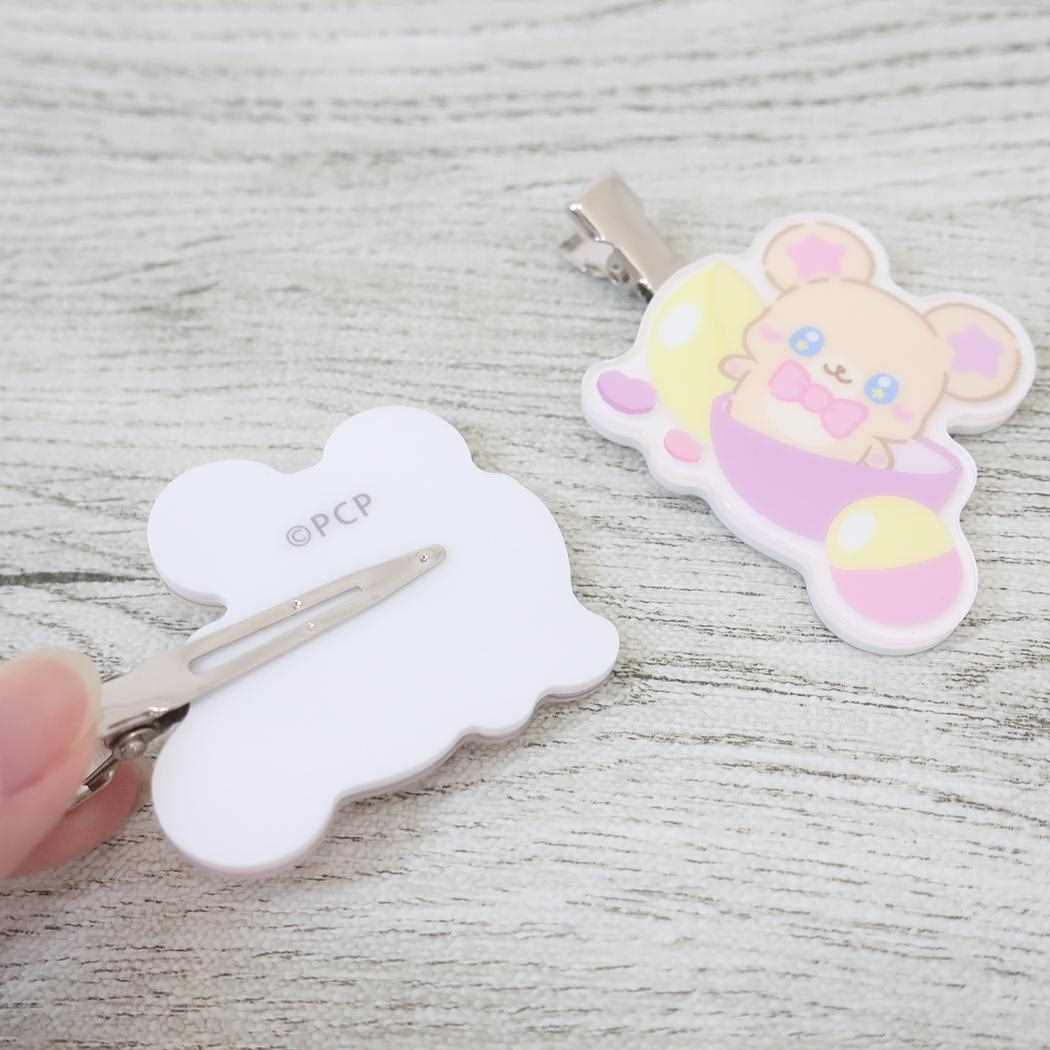 前髪クリップ 2個セット ヘアアクセ ぷちきゅあ ぷちきゅあもふるん プリキュア バンダイ ヘアクリップ アニメメール便可