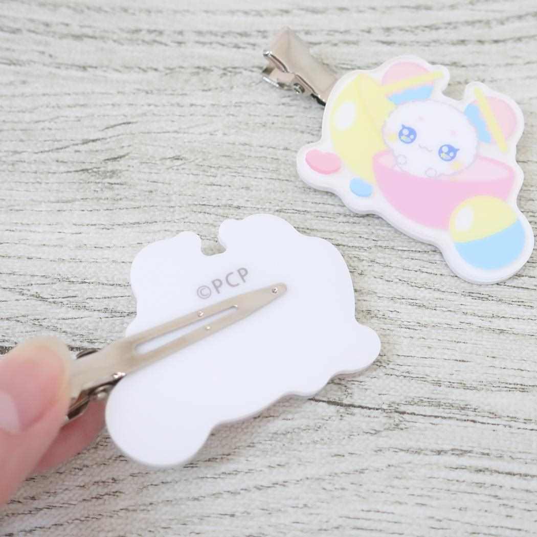 前髪クリップ 2個セット ヘアアクセ ぷちきゅあ ぷちきゅあふわ プリキュア バンダイ ヘアクリップ アニメメール便可
