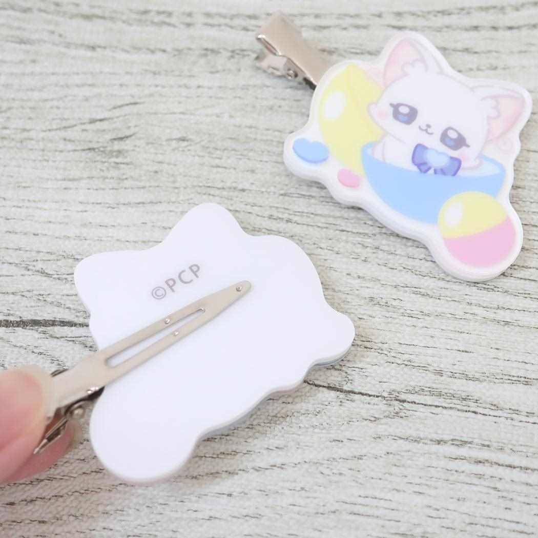 前髪クリップ 2個セット ヘアアクセ ぷちきゅあ ぷちきゅあゆき プリキュア バンダイ ヘアクリップ アニメメール便可