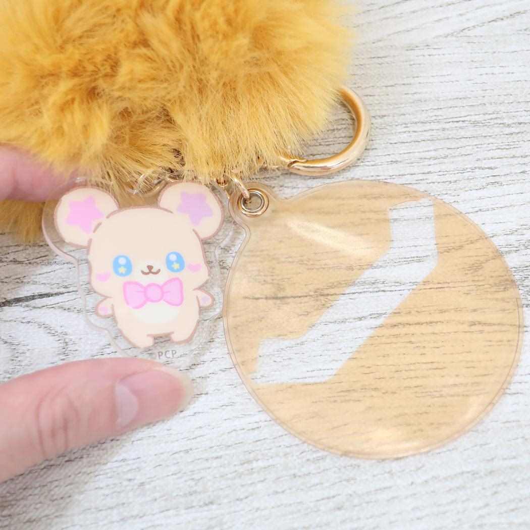 ふぁふぁCANバッジホルダー キーホルダー ぷちきゅあ ぷちきゅあもふるん プリキュア バンダイ 缶バッジホルダー 推し活 アニメメール便可