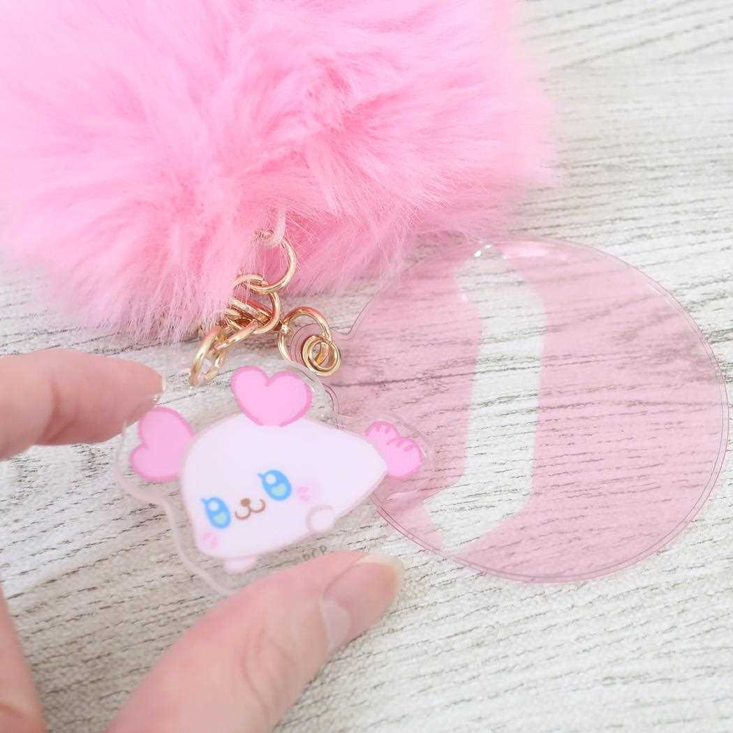ふぁふぁCANバッジホルダー キーホルダー ぷちきゅあ ぷちきゅあくるるん プリキュア バンダイ 缶バッジホルダー 推し活 アニメメール便可