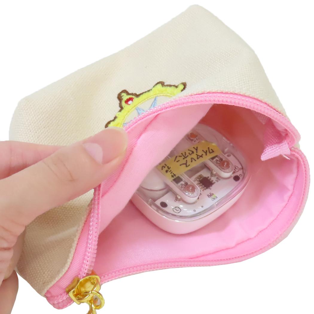 モコモコさがらイヤフォンポーチ ミニポーチ カードキャプターさくら 夢の鍵 バンダイ 小物入れ アニメ