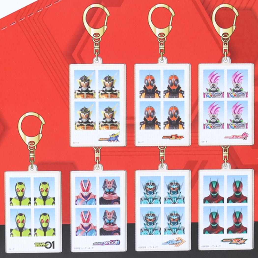 仮面ライダー キーリング アクリルキーホルダー 全14種 14個入セット IDphoto A 特撮ヒーロー バンダイ コレクション雑貨 まとめ買い BOX キャラクター グッズ シネマコレクション