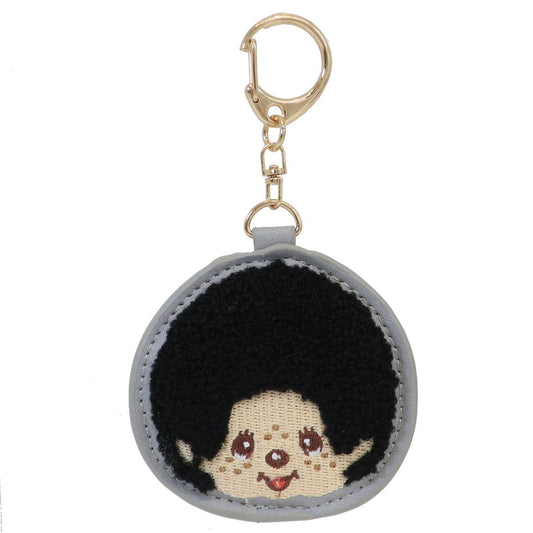 モンチッチ キーリング さがらキーホルダー Vol.2 モンチッチCOLORS ブラック バンダイ サガラ 相良刺繍 キャラクター グッズ メール便可 シネマコレクション