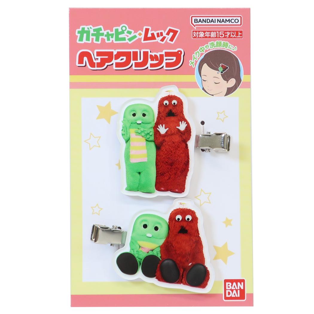 ガチャピン＆ムック ヘアアクセ ヘアクリップ P-kies Family02 バンダイ