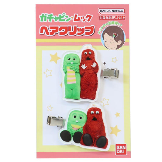 ガチャピン＆ムック ヘアアクセ ヘアクリップ P-kies Family02 バンダイ