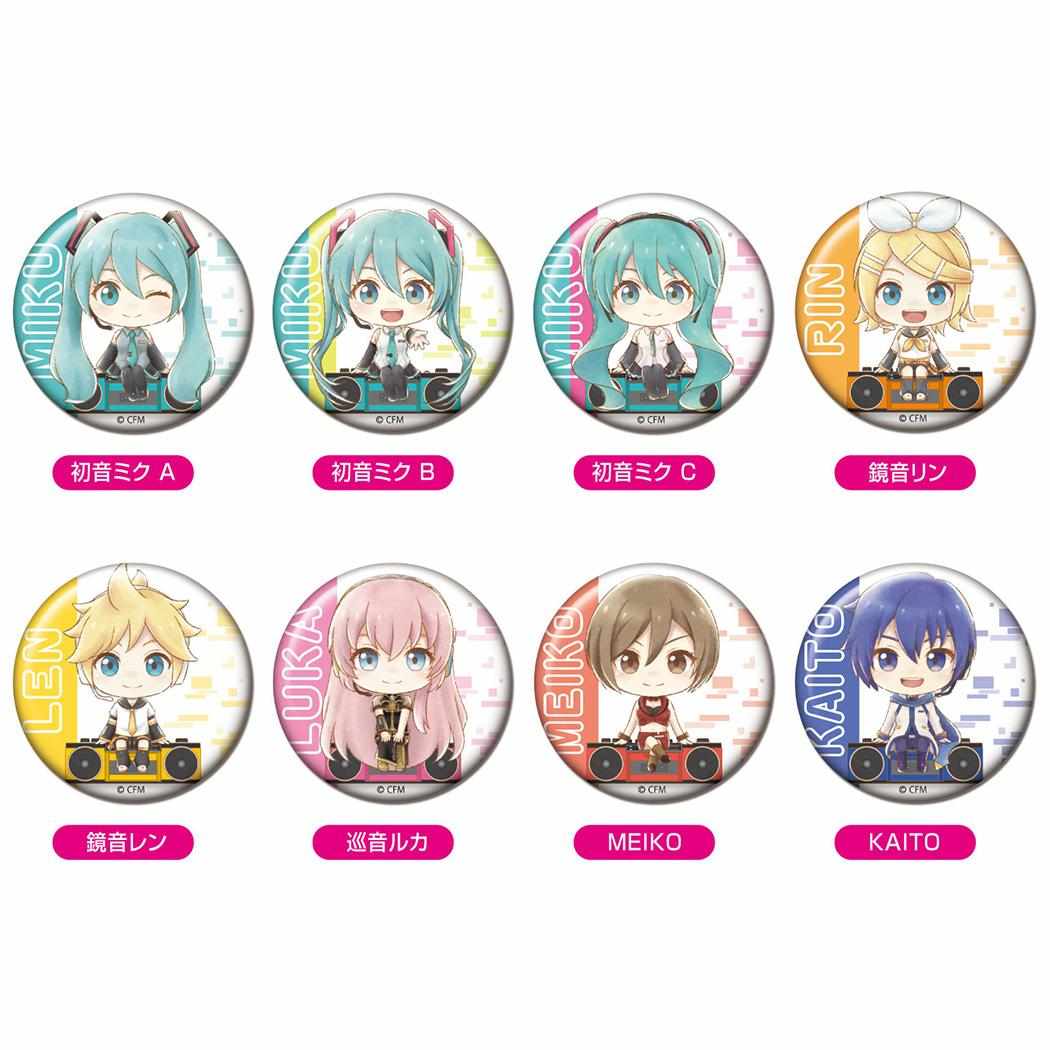 初音ミク 缶バッジ ちょこまり CANバッジ 全8種 単品 どれか1個 バンダイ