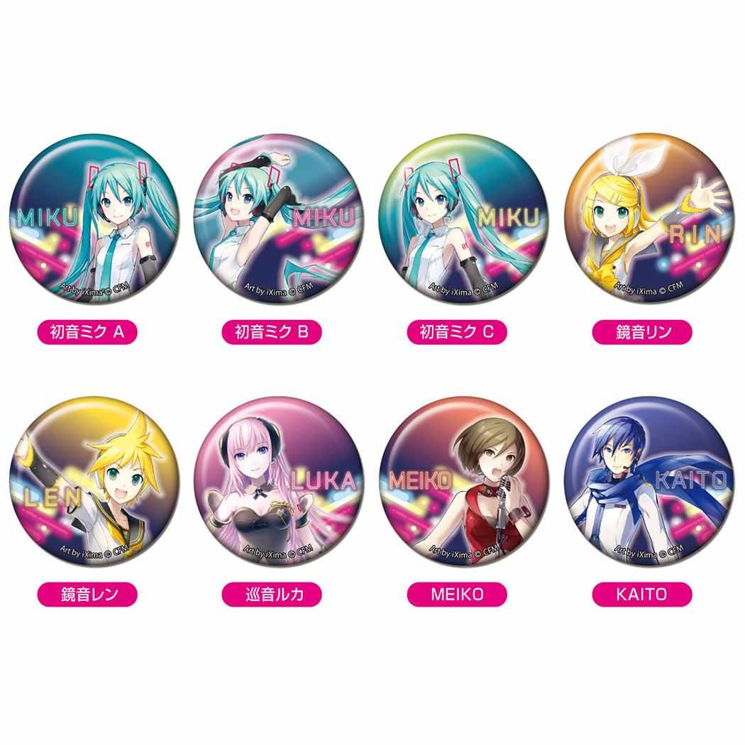 初音ミク 缶バッジ CANバッジ 全8種 BOX 8個セット バンダイ