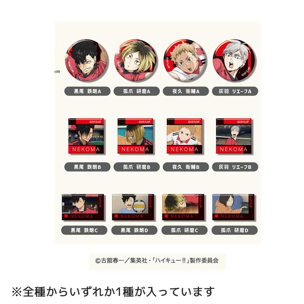 あれこれぷちCANバッジ Vol.5 全24種の内どれか1個 缶バッジ 劇場版ハイキュー！！ ゴミ捨て場の決戦 音駒高校 ハセプロ コレクション雑貨 単品 アニメメール便可