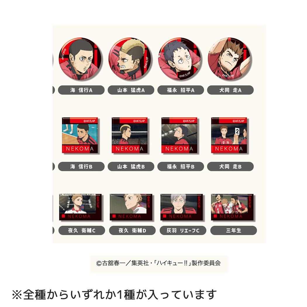 あれこれぷちCANバッジ Vol.5 全24種の内どれか1個 缶バッジ 劇場版ハイキュー！！ ゴミ捨て場の決戦 音駒高校 ハセプロ コレクション雑貨 単品 アニメメール便可