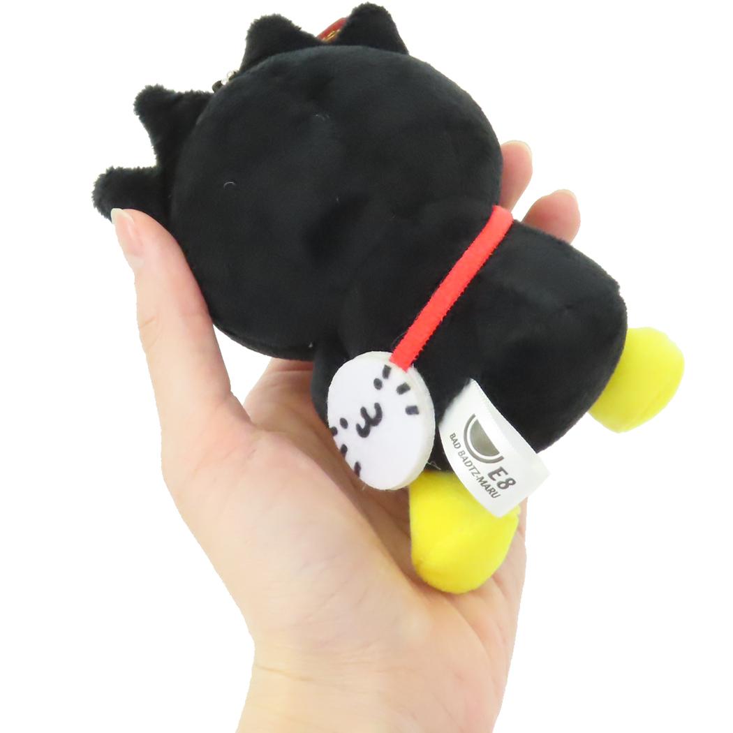 マスコットキーホルダー マスコット バッドばつ丸 XO キャラフルライナー サンリオ ヒューネット ボールチェーン ミニぬいぐるみ
