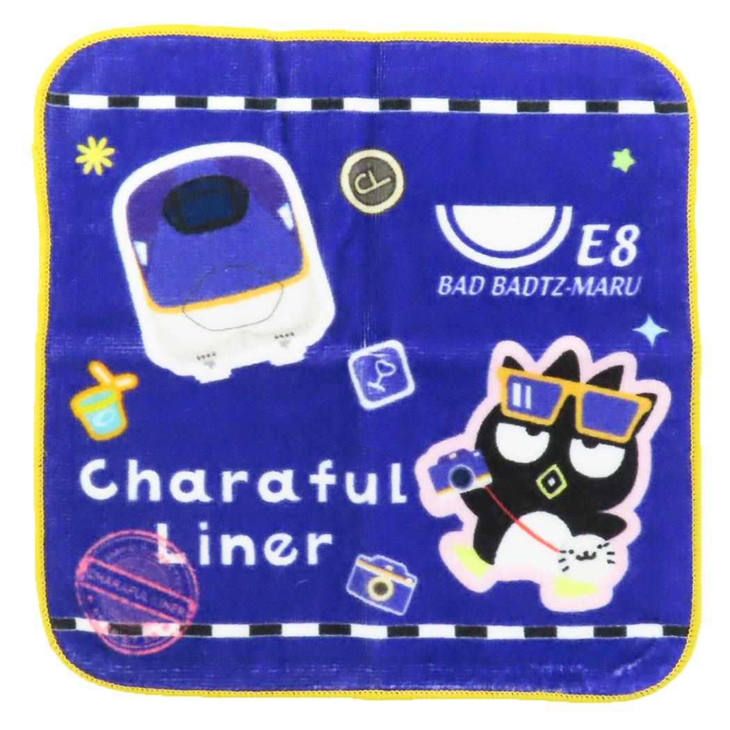 バッドばつ丸 ハンドタオル ハンカチ XO キャラフルライナー サンリオ ヒューネット ミニタオル 汗拭きタオル キャラクター グッズ メール便可 シネマコレクション