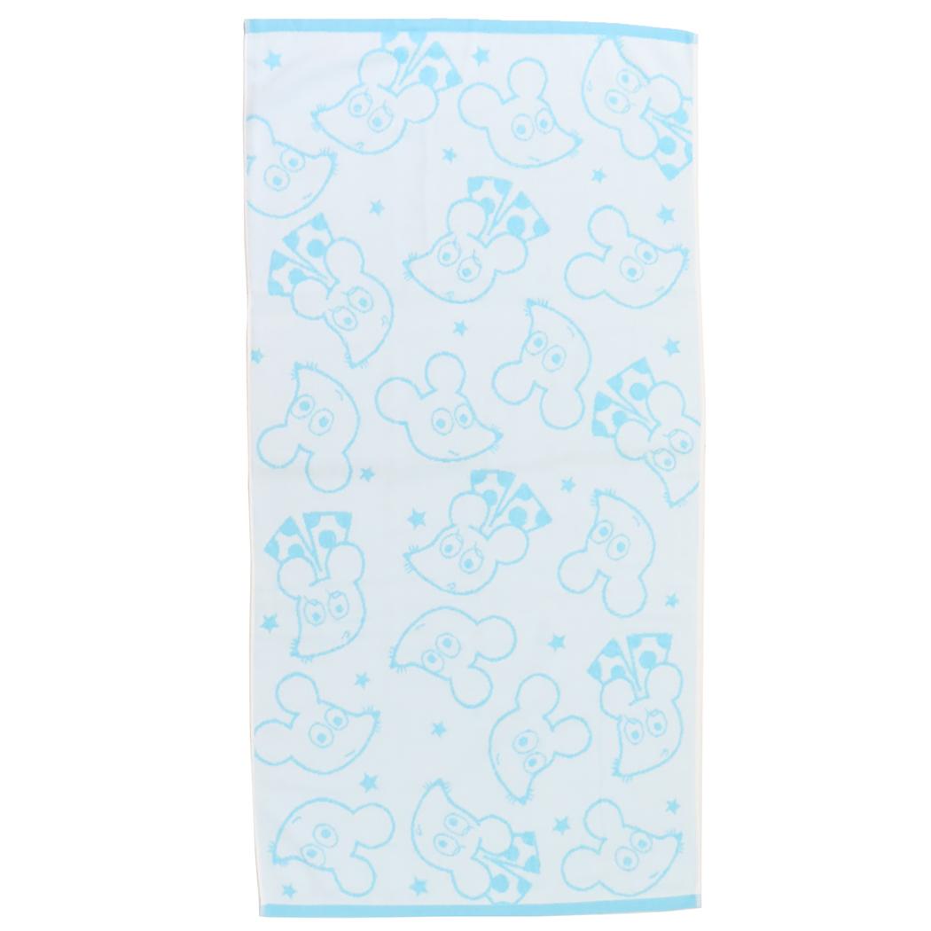 ねずみくんのチョッキ バスタオル プリントビッグタオル キラキラ 林タオル お風呂タオル 絵本キャラクター グッズ メール便可 シネマコレクション