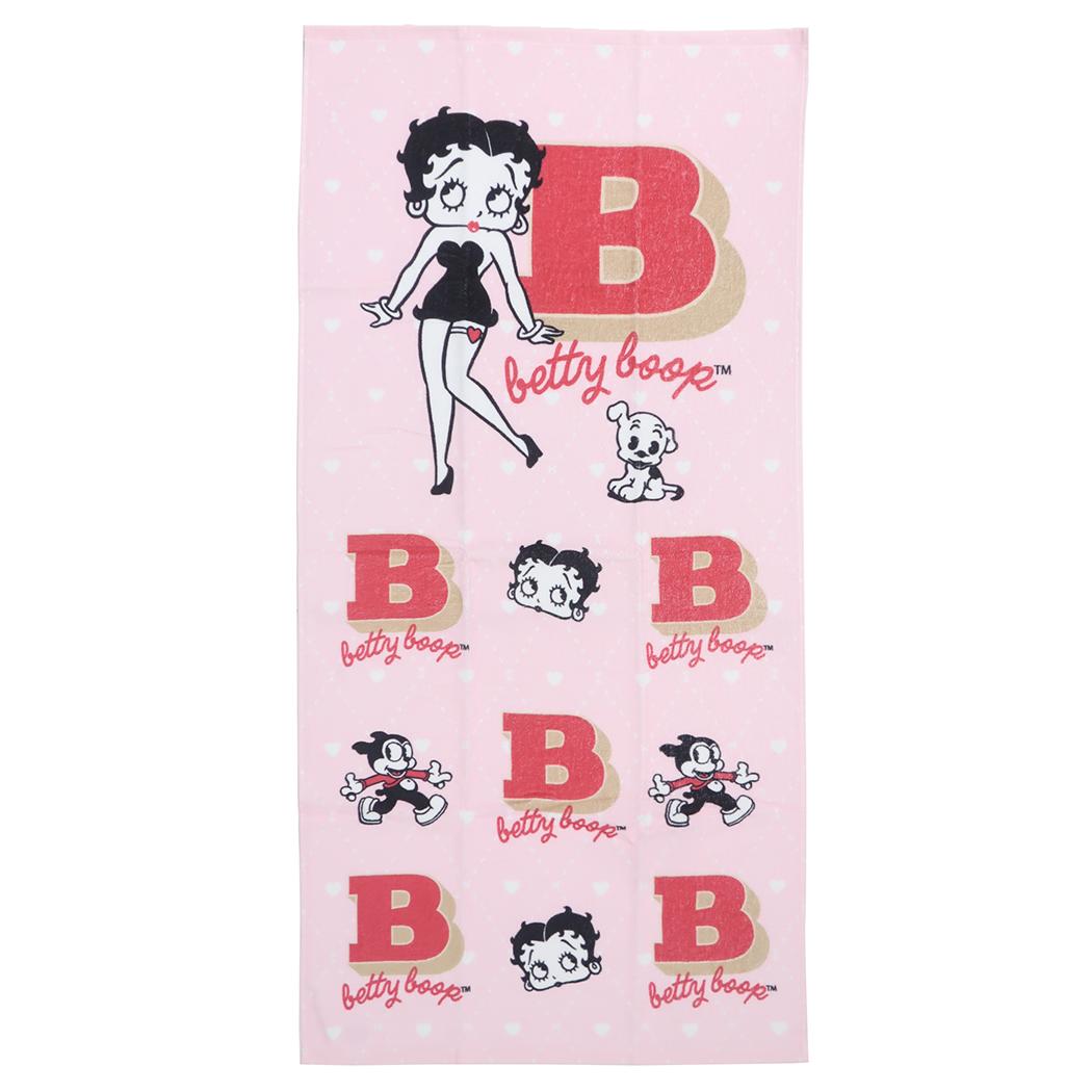 ベティブープ バスタオル プリントビッグタオル B.betty BETTY BOOP 林タオル お風呂タオル キャラクター グッズ メール便可 シネマコレクション