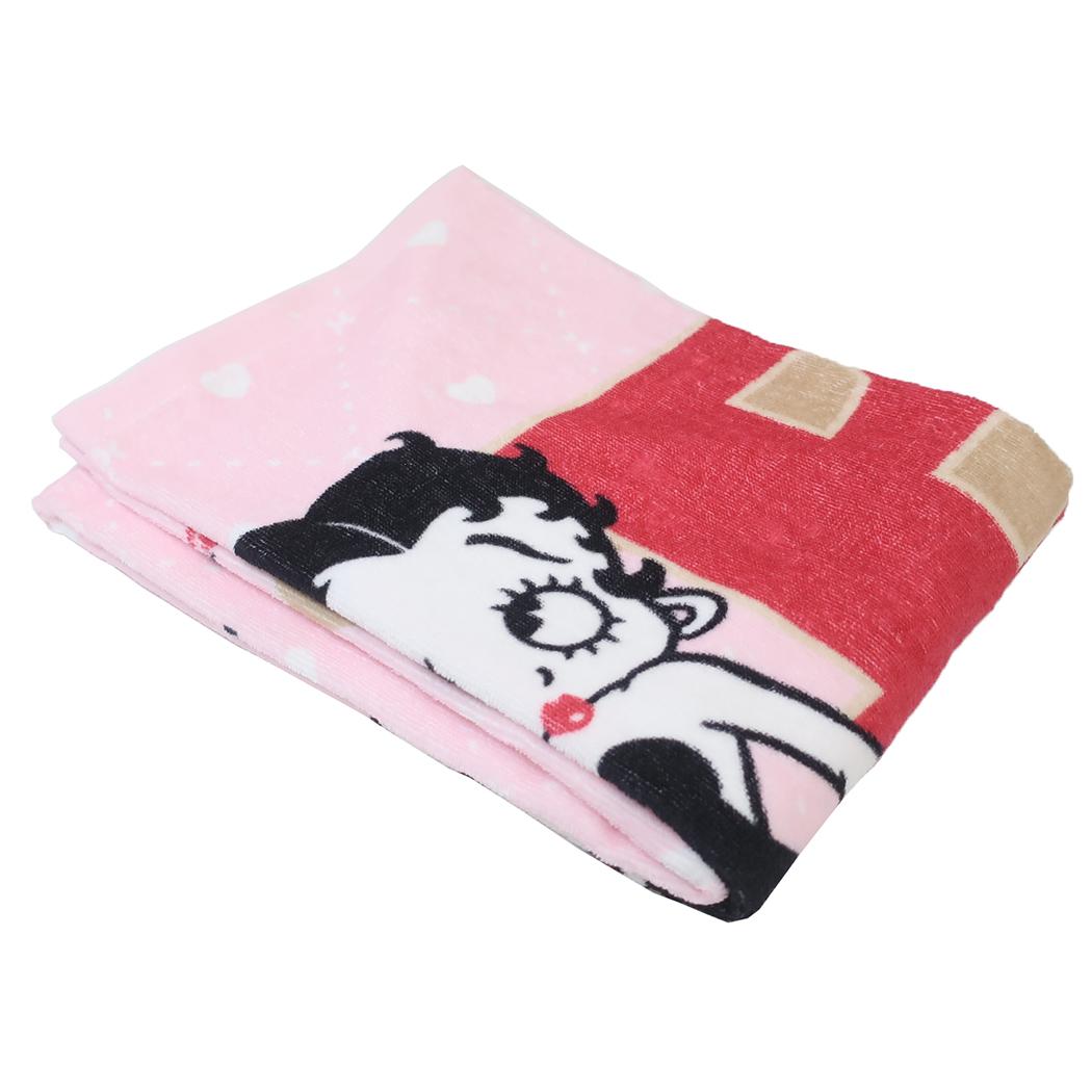 プリントビッグタオル バスタオル ベティブープ B.betty BETTY BOOP 林タオル お風呂タオル メール便可