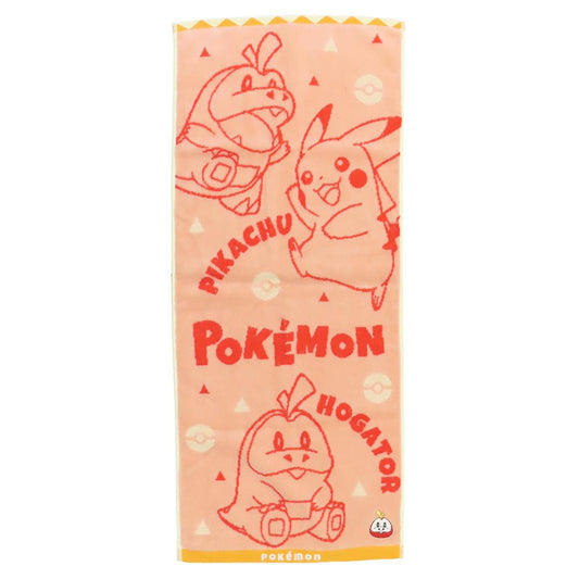 ジャガードロングタオル フェイスタオル ポケットモンスター O2078ホゲータ ポケモン 林タオル 新生活雑貨 メール便可