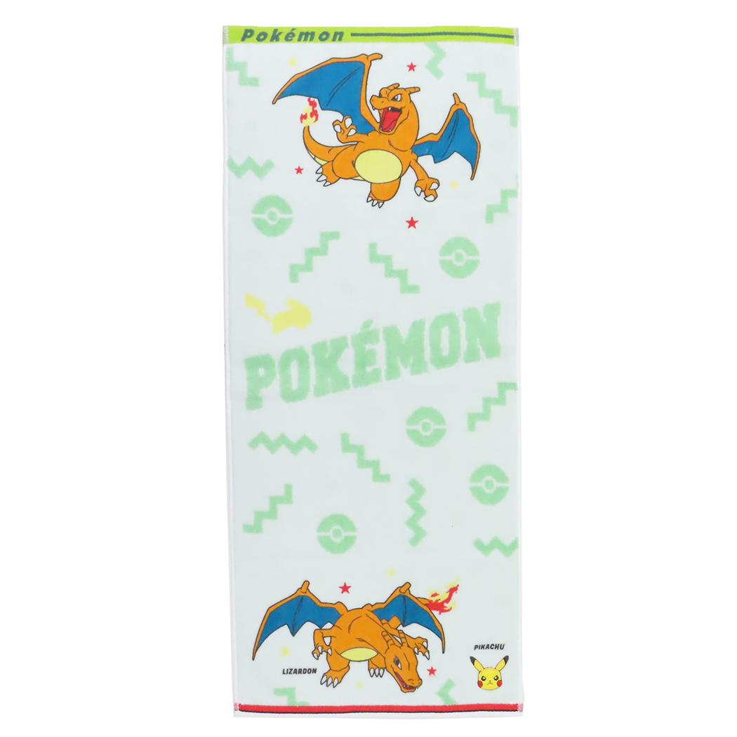 ポケットモンスター フェイスタオル ジャガードロングタオル O2080リザードン ポケモン 林タオル 新生活雑貨 キャラクター グッズ メール便可 シネマコレクション