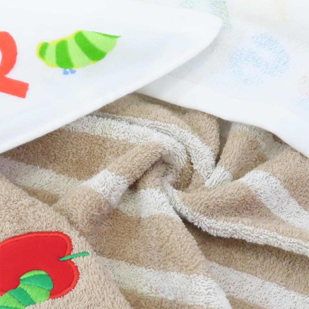 コンパクトバスタオル フェイスタオル ウォッシュタオル タオルギフトセット はらぺこあおむし ヤムヤムヤム エリックカール 林タオル ギフト 絵本