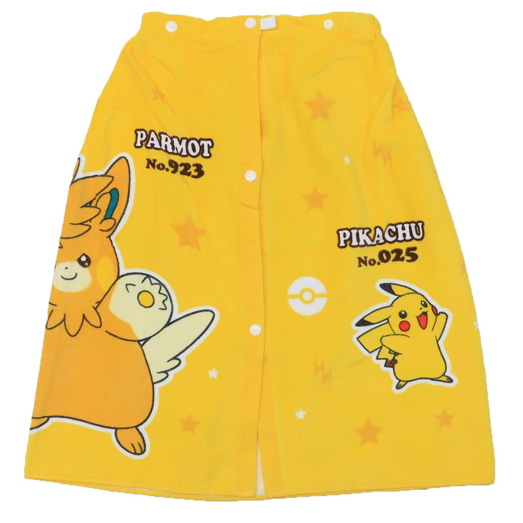 マキタオルM寸 60cm丈巻き巻きタオル ラップタオル ポケットモンスター O4794 ポケモン 林タオル 海プール 着替えタオル