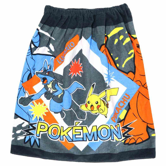 ポケットモンスター ラップタオル マキタオルM寸 60cm丈巻き巻きタオル P4828 ポケモン 海プール 着替えタオル キャラクター グッズ シネマコレクション