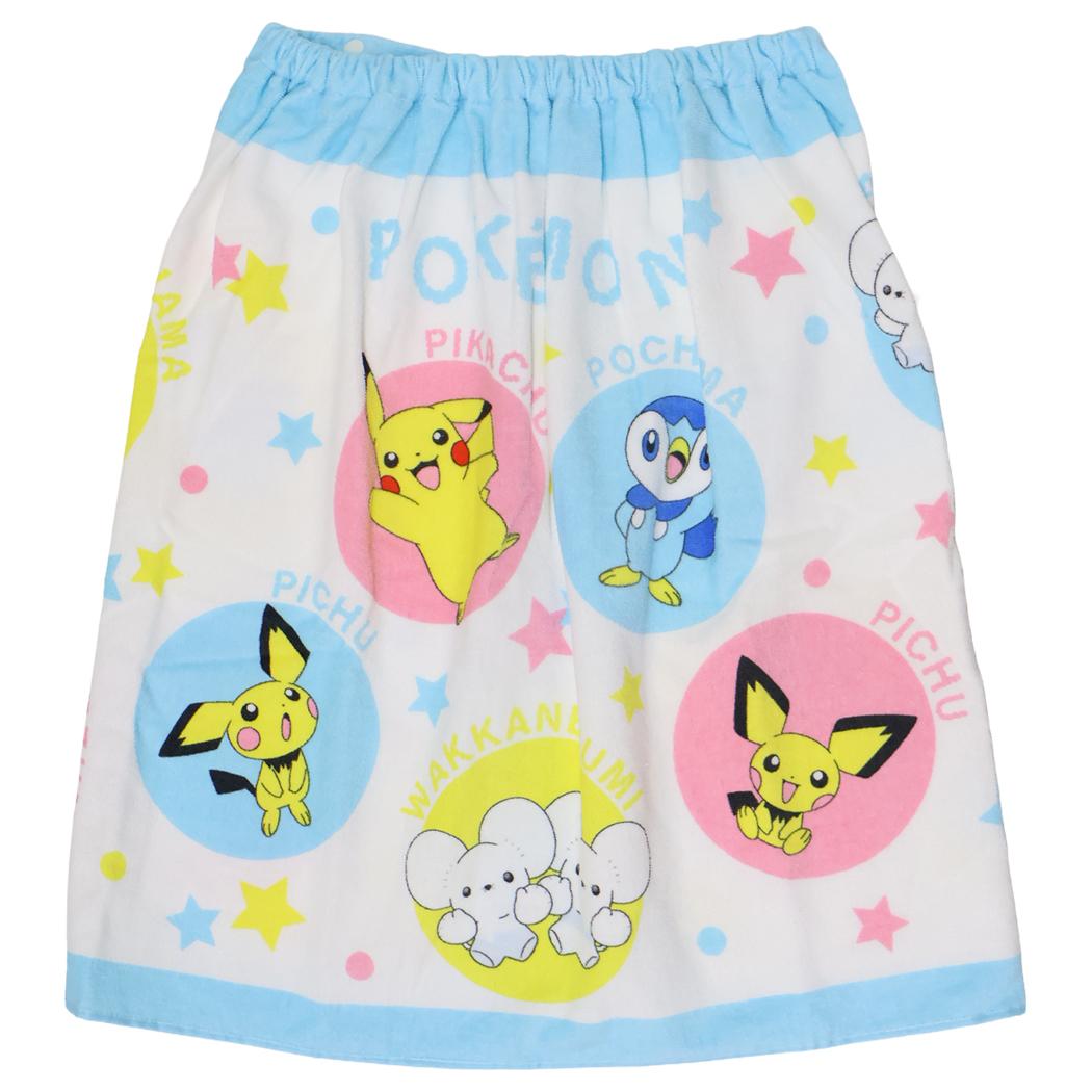 ポケットモンスター ラップタオル マキタオルM寸 60cm丈巻き巻きタオル P4829 ポケモン 海プール 着替えタオル キャラクター グッズ シネマコレクション
