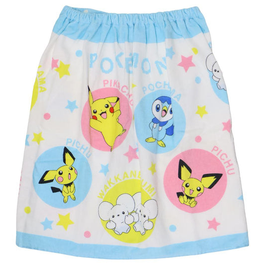 ポケットモンスター ラップタオル マキタオルM寸 60cm丈巻き巻きタオル P4829 ポケモン 海プール 着替えタオル キャラクター グッズ シネマコレクション