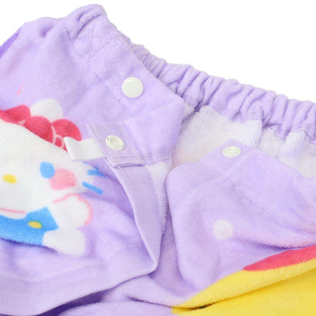 サンリオキャラクターズ ラップタオル マキタオルM寸 60cm丈巻き巻きタオル ぷにきゅきゅ Sanrio 海プール 着替えタオル キャラクター グッズ シネマコレクション