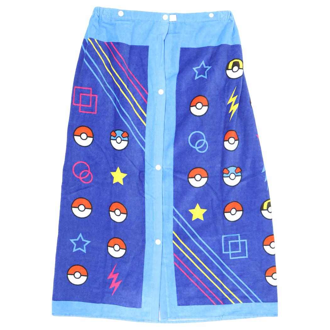 ポケットモンスター ラップタオル マキタオルL寸 80cm丈巻き巻きタオル P4841 ポケモン 海プール 着替えタオル キャラクター グッズ シネマコレクション