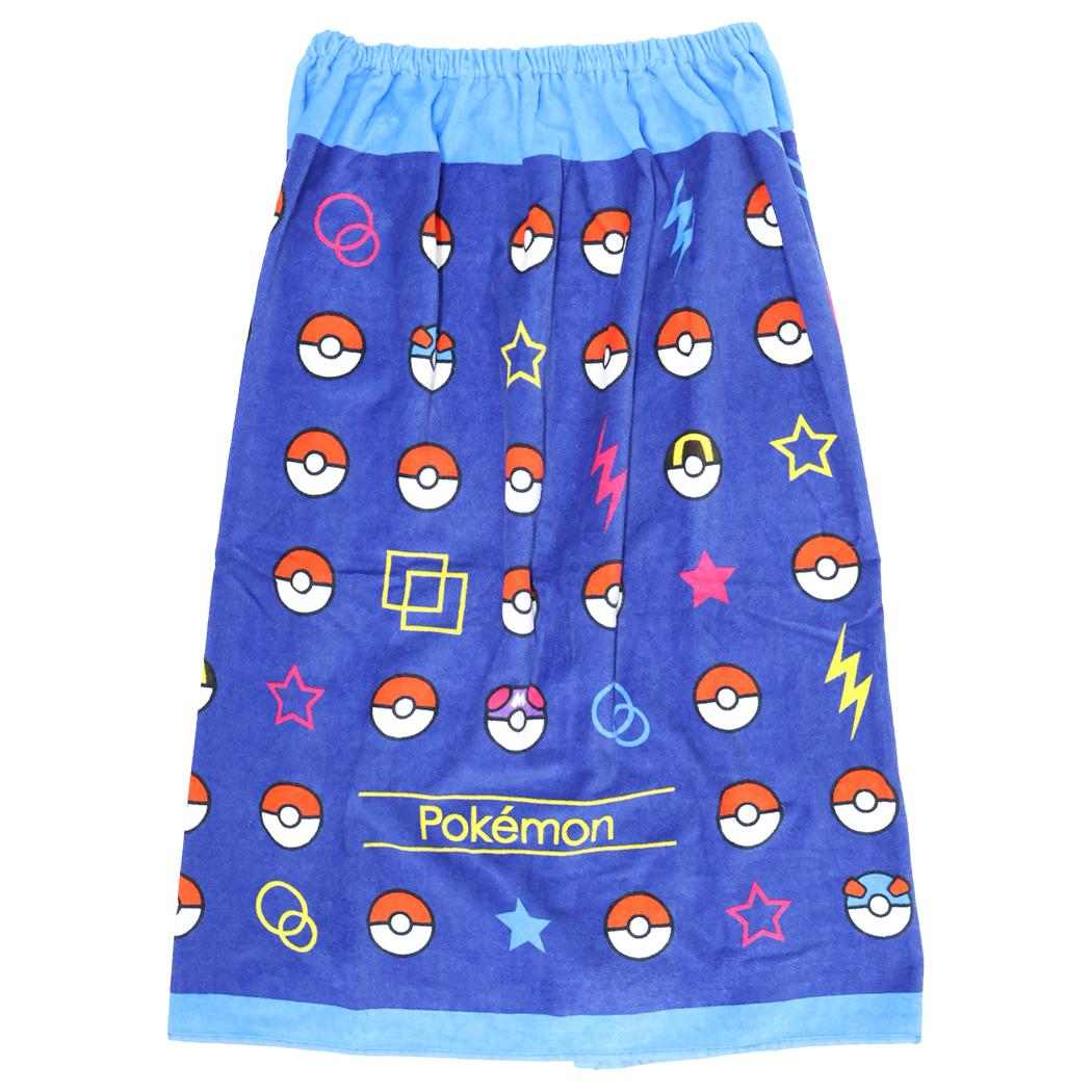 ポケットモンスター ラップタオル マキタオルL寸 80cm丈巻き巻きタオル P4841 ポケモン 海プール 着替えタオル キャラクター グッズ シネマコレクション