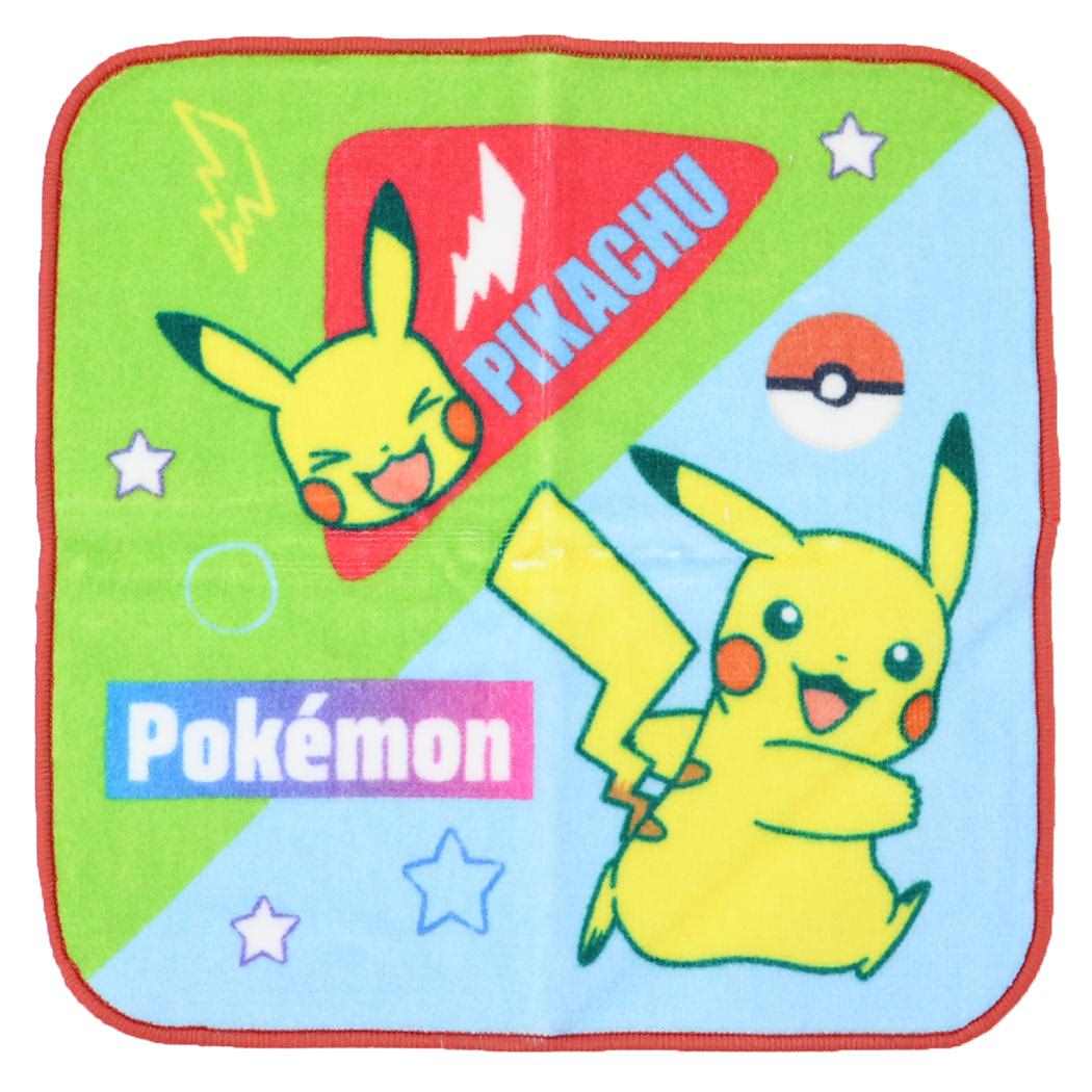 ポケットモンスター ミニタオル インクジェットプリントプチタオル カラフル ピカチュー ポケモン 林タオル 汗拭きタオル キャラクター グッズ メール便可 シネマコレクション