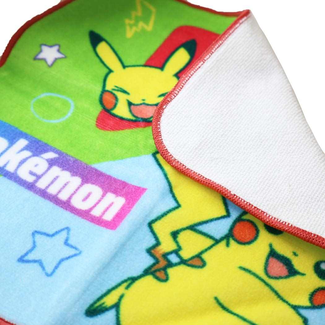 インクジェットプリントプチタオル ミニタオル ポケットモンスター カラフル ピカチュー ポケモン 林タオル 汗拭きタオル メール便可