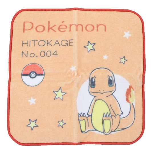 インクジェットプリントプチタオル ミニタオル ポケットモンスター スケッチ ヒトカゲ ポケモン 林タオル 汗拭きタオル メール便可