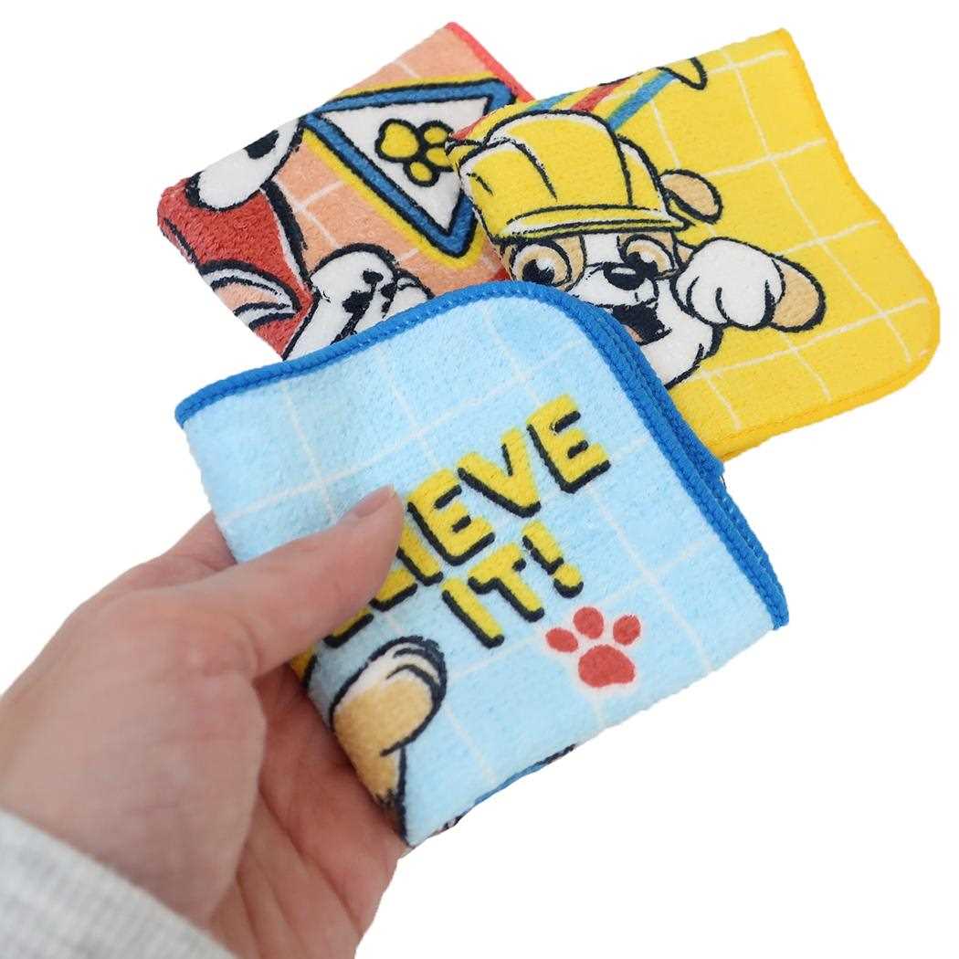 プチタオル3枚組 ハンカチタオル パウパトロール パウレトロ（男児） 入園入学準備雑貨 アニメメール便可