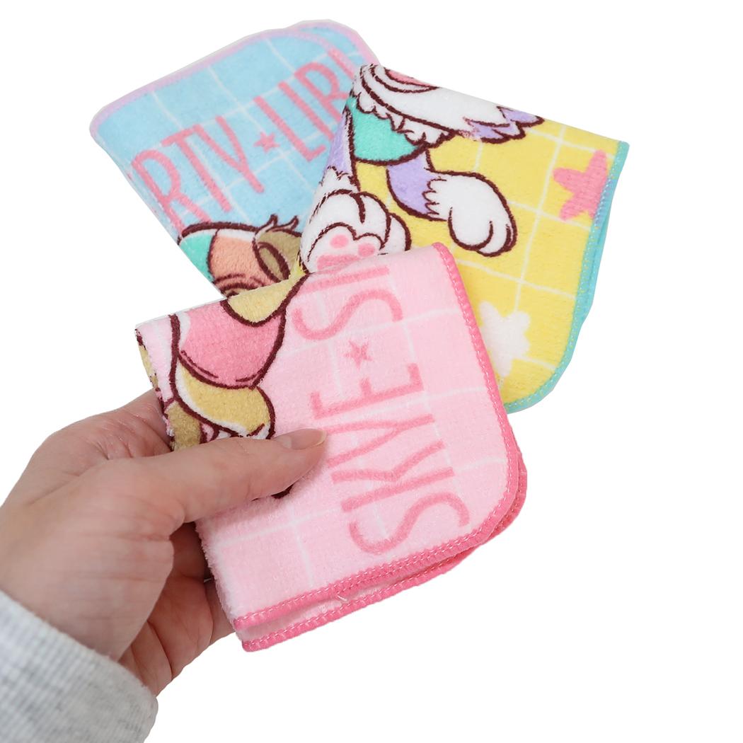 プチタオル3枚組 ハンカチタオル パウパトロール パウガーリー（女児） 入園入学準備雑貨 アニメメール便可