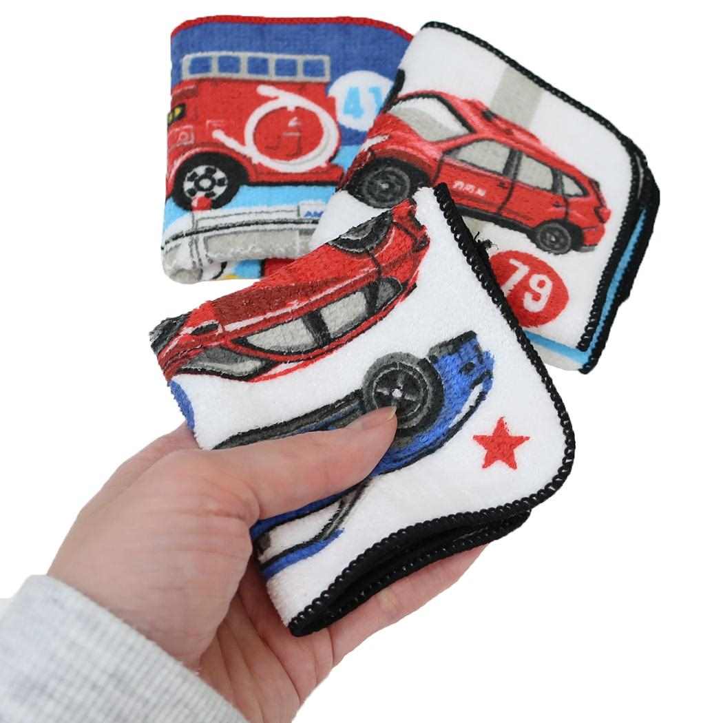 プチタオル3枚組 ハンカチタオル トミカ コマンド TOMICA 入園入学準備雑貨 メール便可