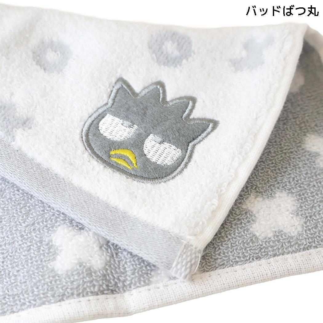 サンリオキャラクターズ ミニタオル ハンドタオル バッドばつ丸 Sanrio