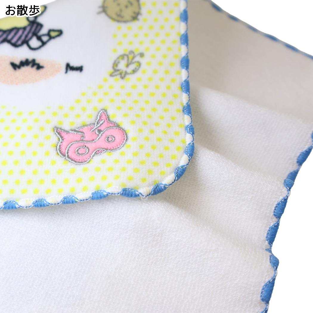 ちびまる子ちゃんxクレヨンしんちゃん ミニタオル ハンドタオル お散歩