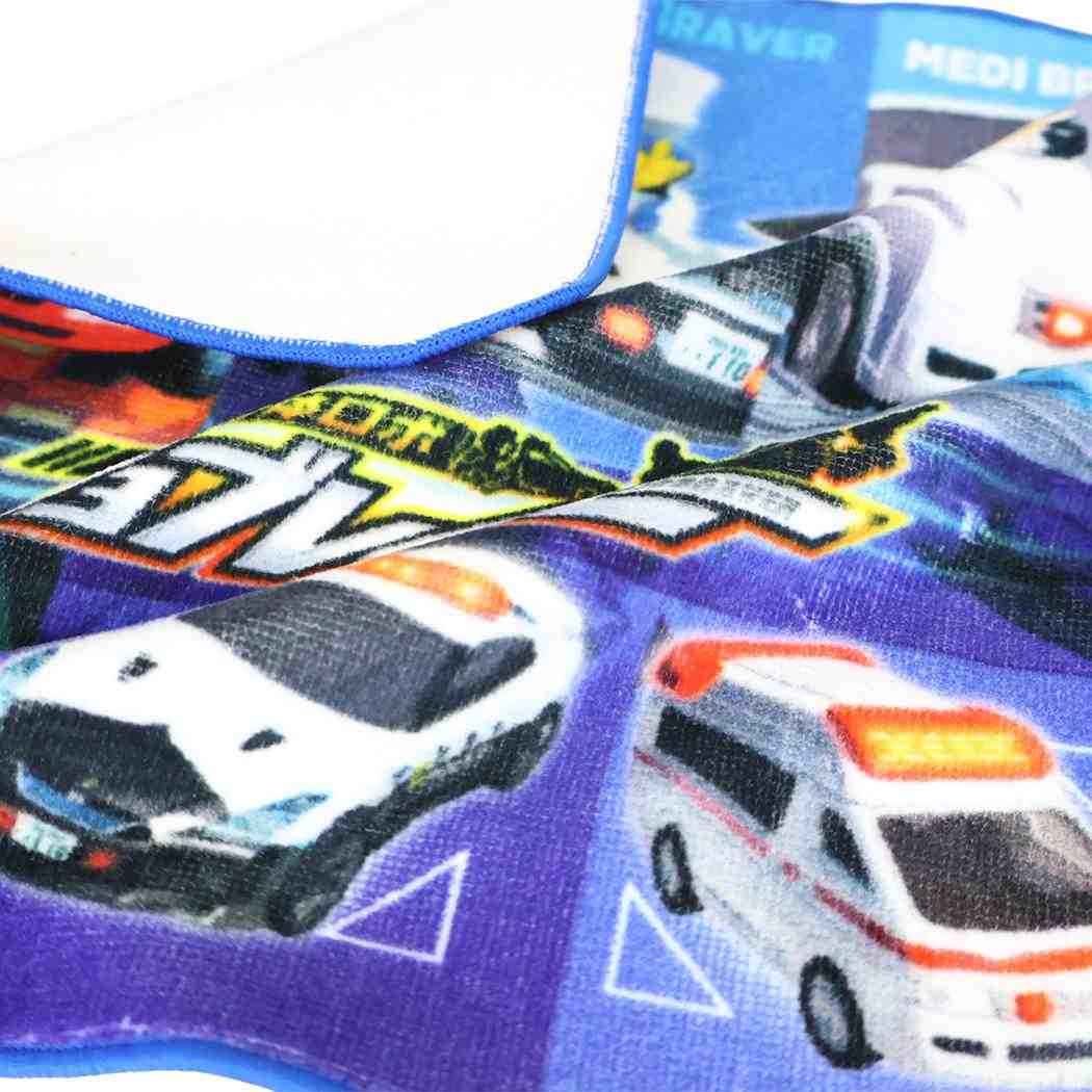 特装合体ロボ ジョブレイバー ミニタオル シャーリングインクジェットプリントプチタオル デラックス TOMICA