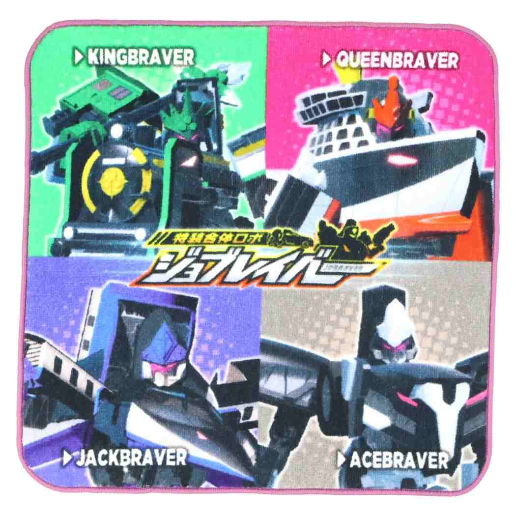 特装合体ロボ ジョブレイバー ミニタオル シャーリングインクジェットプリントプチタオル トランプ TOMICA