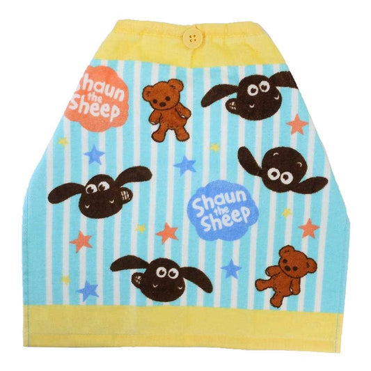 おりこうタオル ゴム＆ボタン付きキッズおてふきタオル ひつじのショーン フレッシュティミー 林タオル 入園入学準備 幼稚園 メール便可