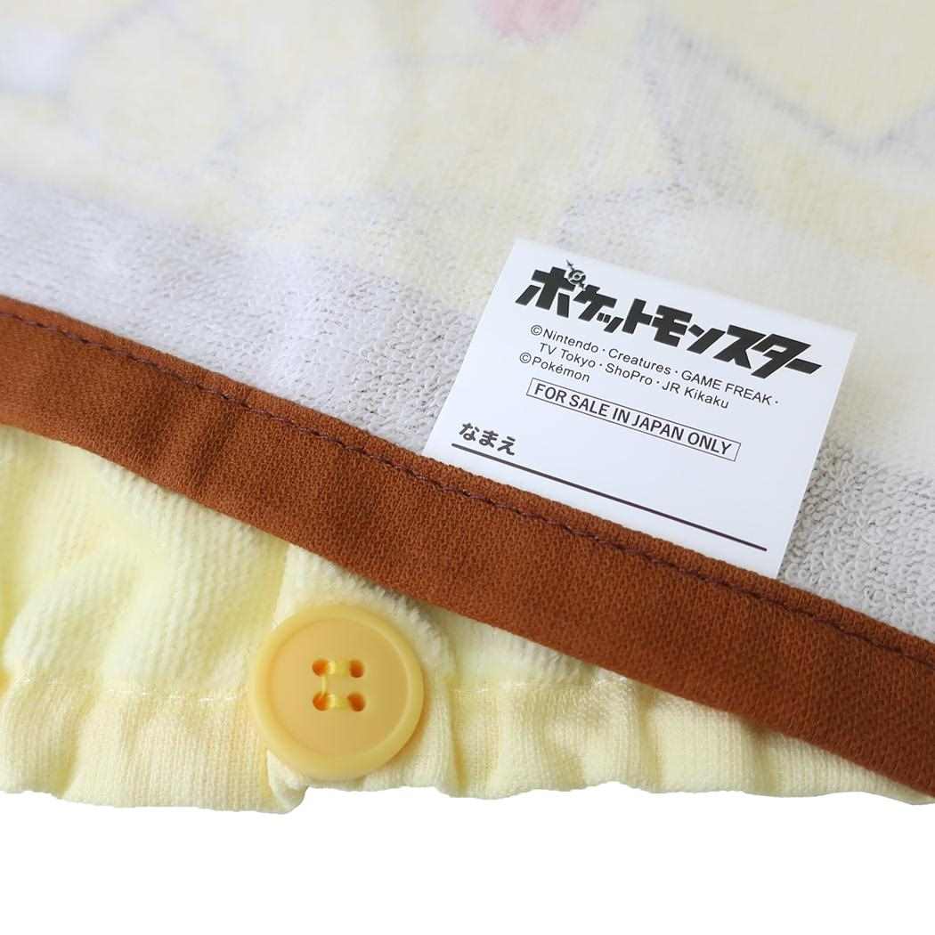 おりこうタオル ゴム＆ボタン付きキッズおてふきタオル ポケットモンスター N4702 ポケモン 林タオル 入園入学準備 幼稚園 メール便可