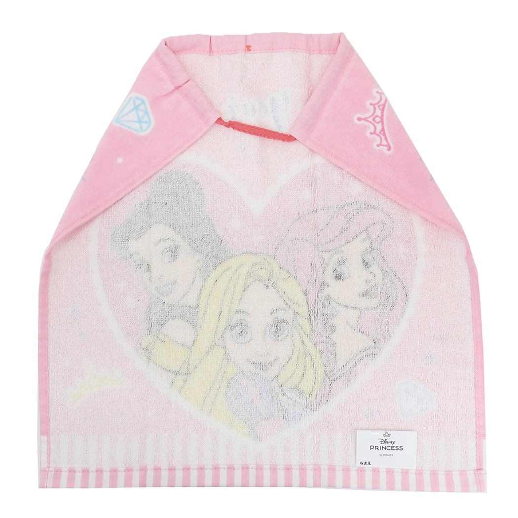 おりこうタオル ゴム＆ボタン付きキッズおてふきタオル ディズニープリンセス チッパー ディズニー 林タオル 入園入学準備 幼稚園 メール便可