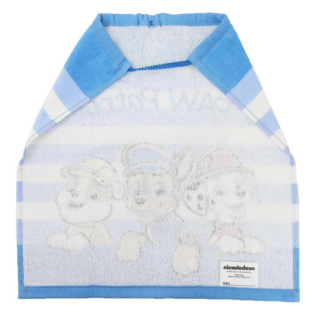 おりこうタオル ゴム＆ボタン付きキッズおてふきタオル パウパトロール シックボーダー 林タオル 入園入学準備 幼稚園 アニメメール便可