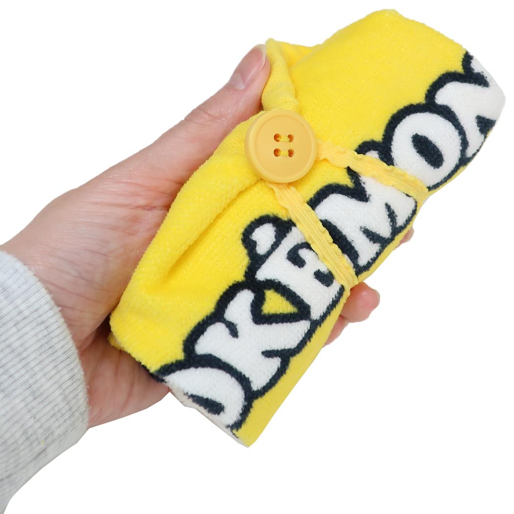 おりこうタオル ゴム＆ボタン付きキッズおてふきタオル ポケットモンスター ポケモン 入園入学準備雑貨 メール便可