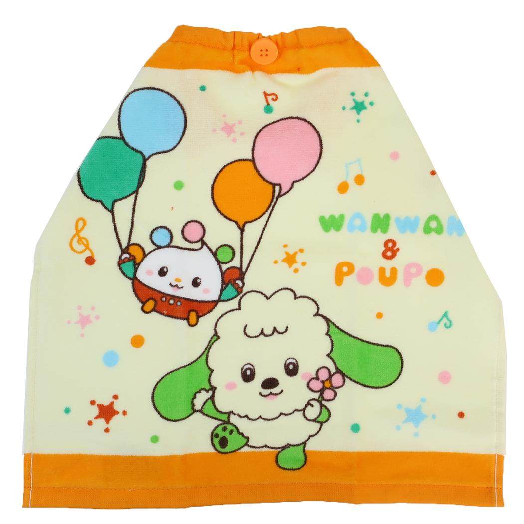 おりこうタオル ゴム＆ボタン付きキッズおてふきタオル いないいないばあっ！ ふうせん 入園入学準備雑貨 メール便可