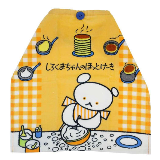 おりこうタオル ゴム＆ボタン付きキッズおてふきタオル こぐまちゃん シャカシャカ 入園入学準備雑貨 絵本メール便可